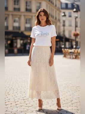 109 • White 'Paris Champs Élysées' Tee